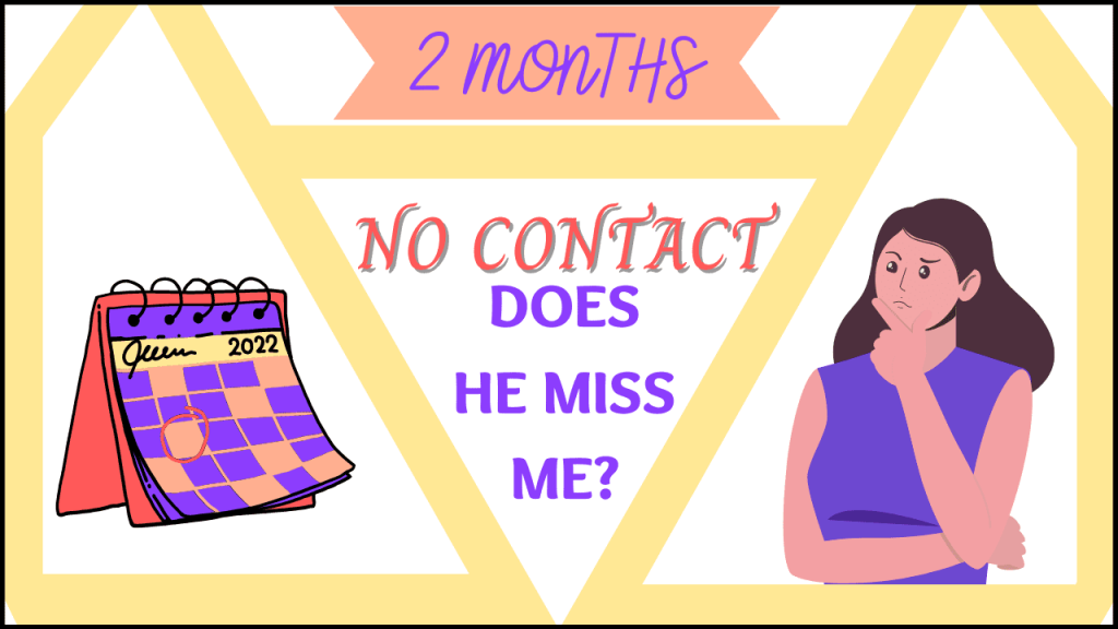 2 months no contact does he miss me