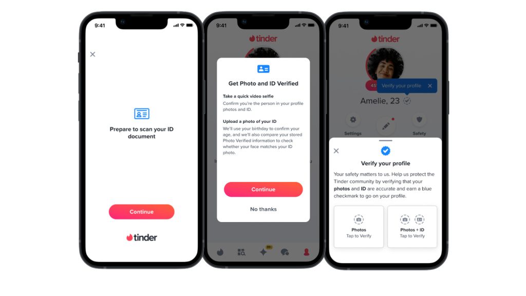 Tinder Trials New Photo & ID Verification