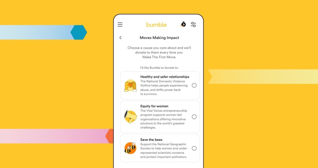 First Moves Lead to Charitable Donations on Bumble