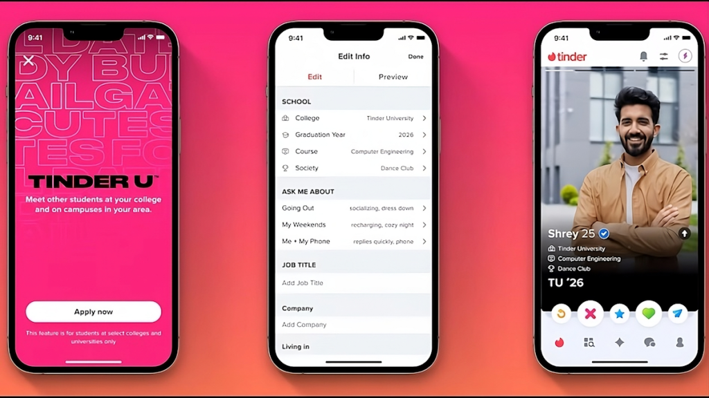 Tinder Introduces ‘Tinder U’ in India for College Students Tinder Introduces ‘Tinder U’ in India for College Students